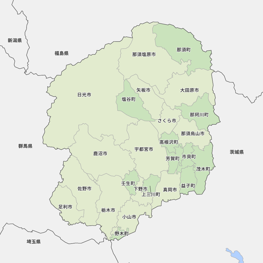 栃木県の地図 Map It マップ イット