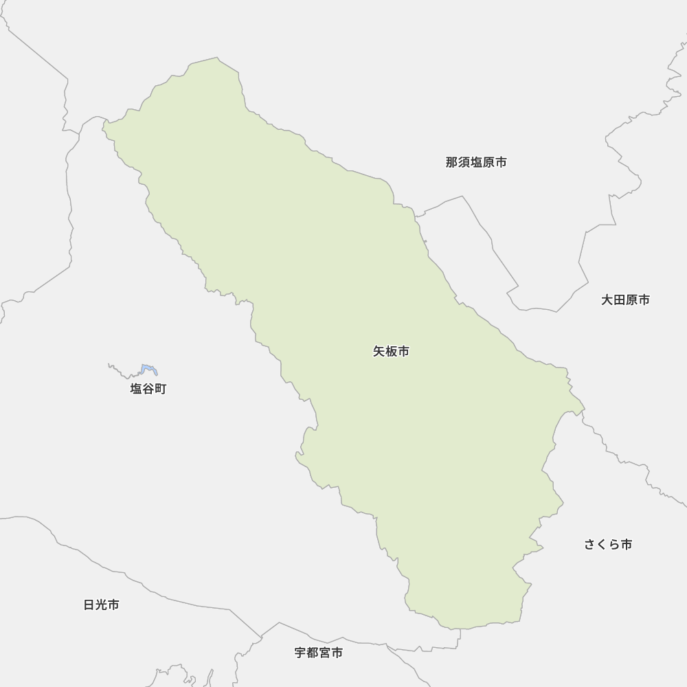 栃木県矢板市の地図 | Map-It マップ・イット