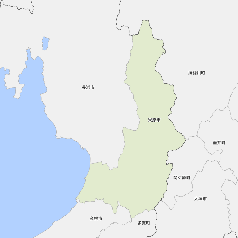 滋賀県米原市の地図 Map It マップ イット