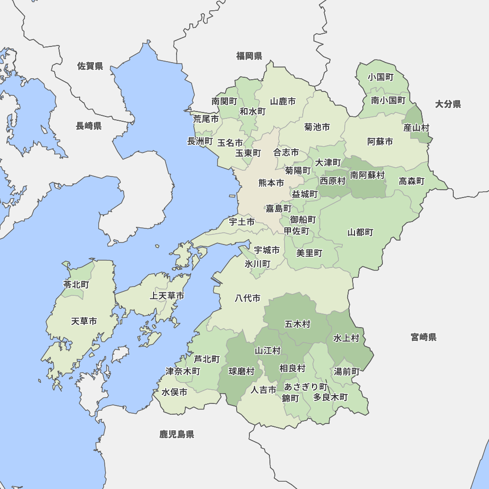 熊本県の地図 Map It マップ イット