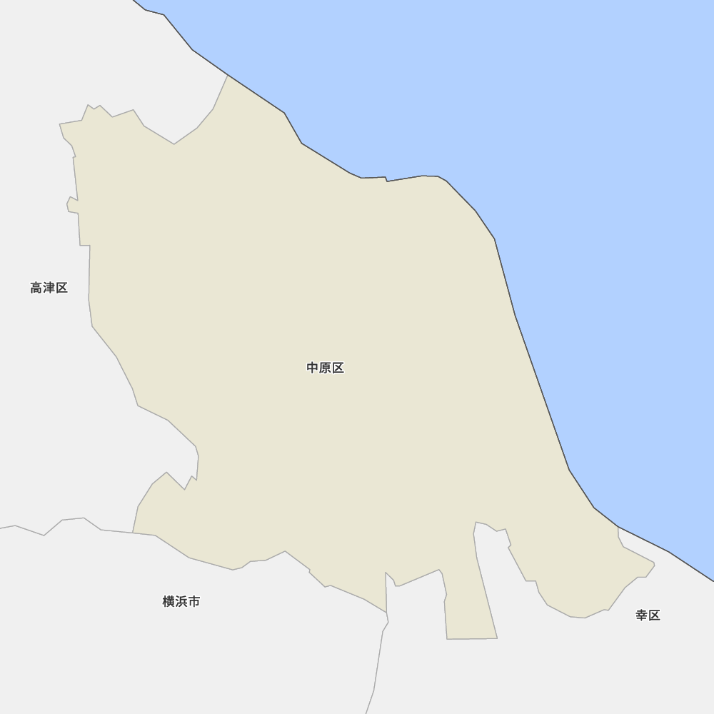 神奈川県川崎市中原区の地図 | Map-It マップ・イット
