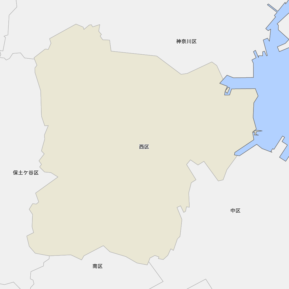 神奈川県横浜市西区の地図 Map It マップ イット