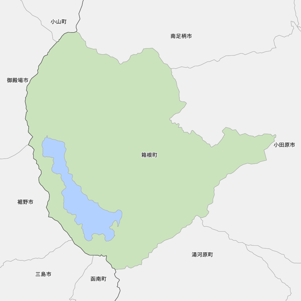 神奈川県足柄下郡箱根町の地図 Map It マップ イット