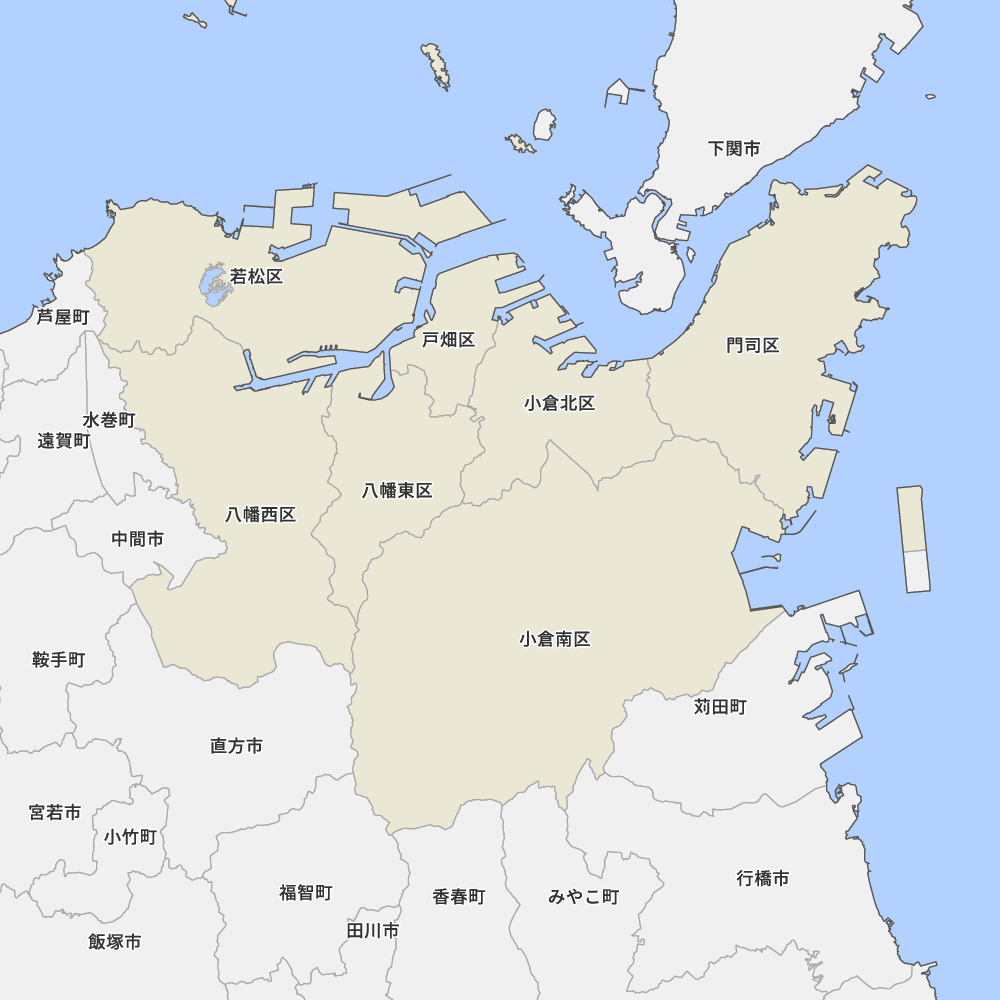 福岡県北九州市の地図 Map It マップ イット