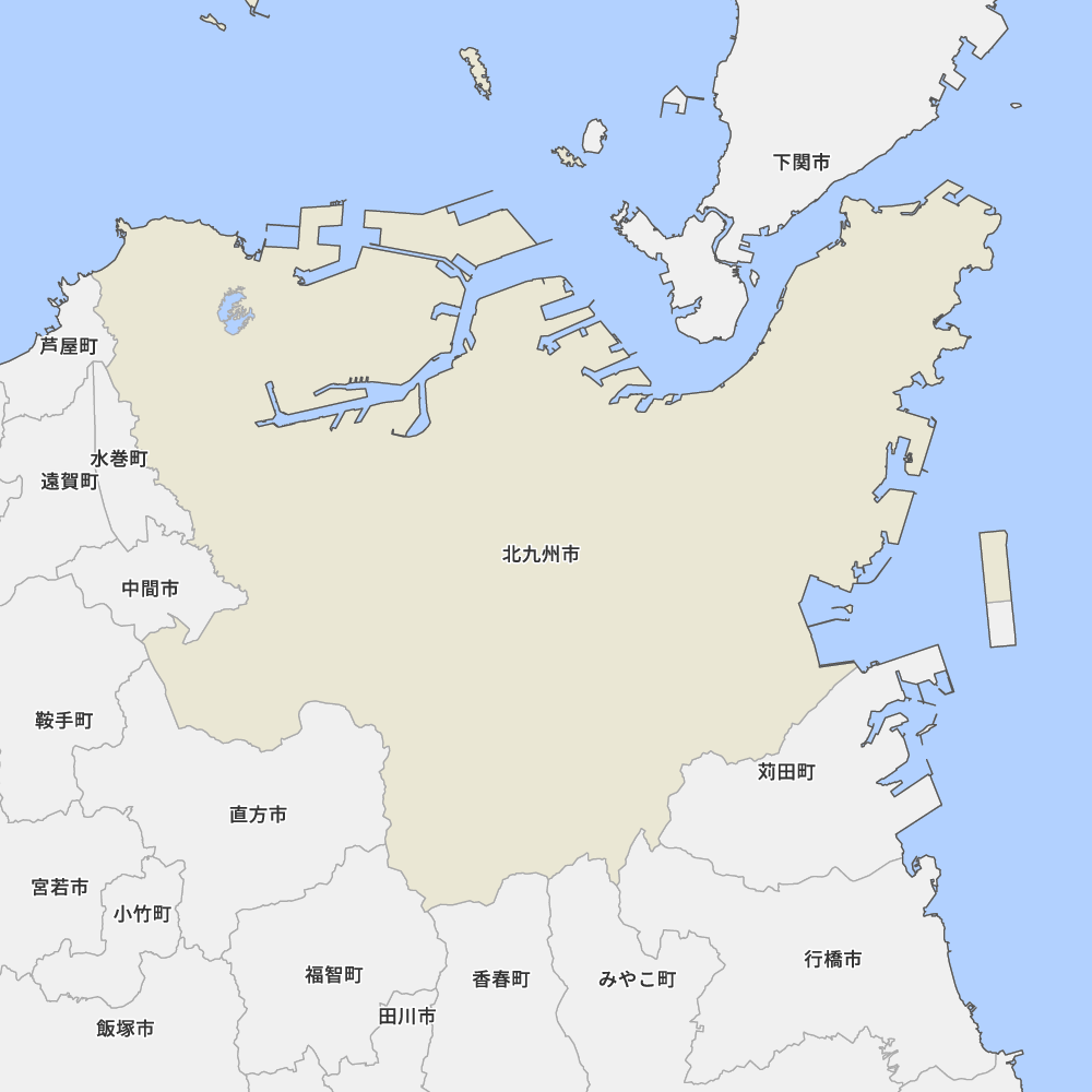 福岡県北九州市の地図 Map It マップ イット