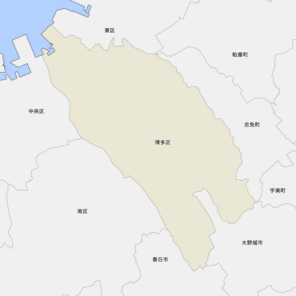 福岡県福岡市博多区の地図 Map It マップ イット