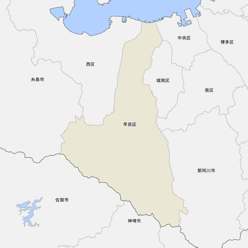 福岡県福岡市早良区の地図 Map It マップ イット