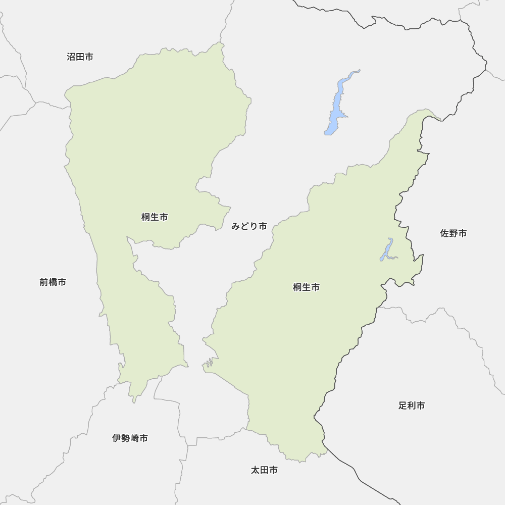 群馬県桐生市の地図 Map It マップ イット
