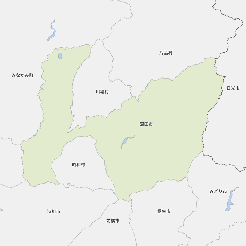 群馬県沼田市の地図 Map It マップ イット