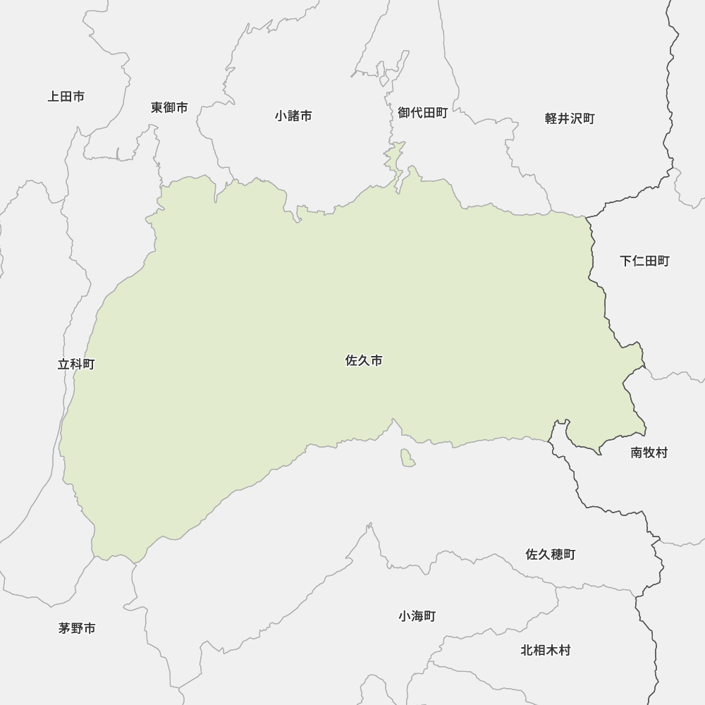 長野県佐久市の地図 Map It マップ イット