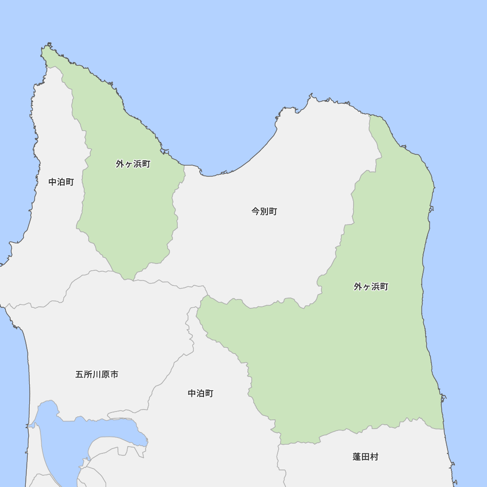 青森県東津軽郡外ヶ浜町の地図 Map It マップ イット