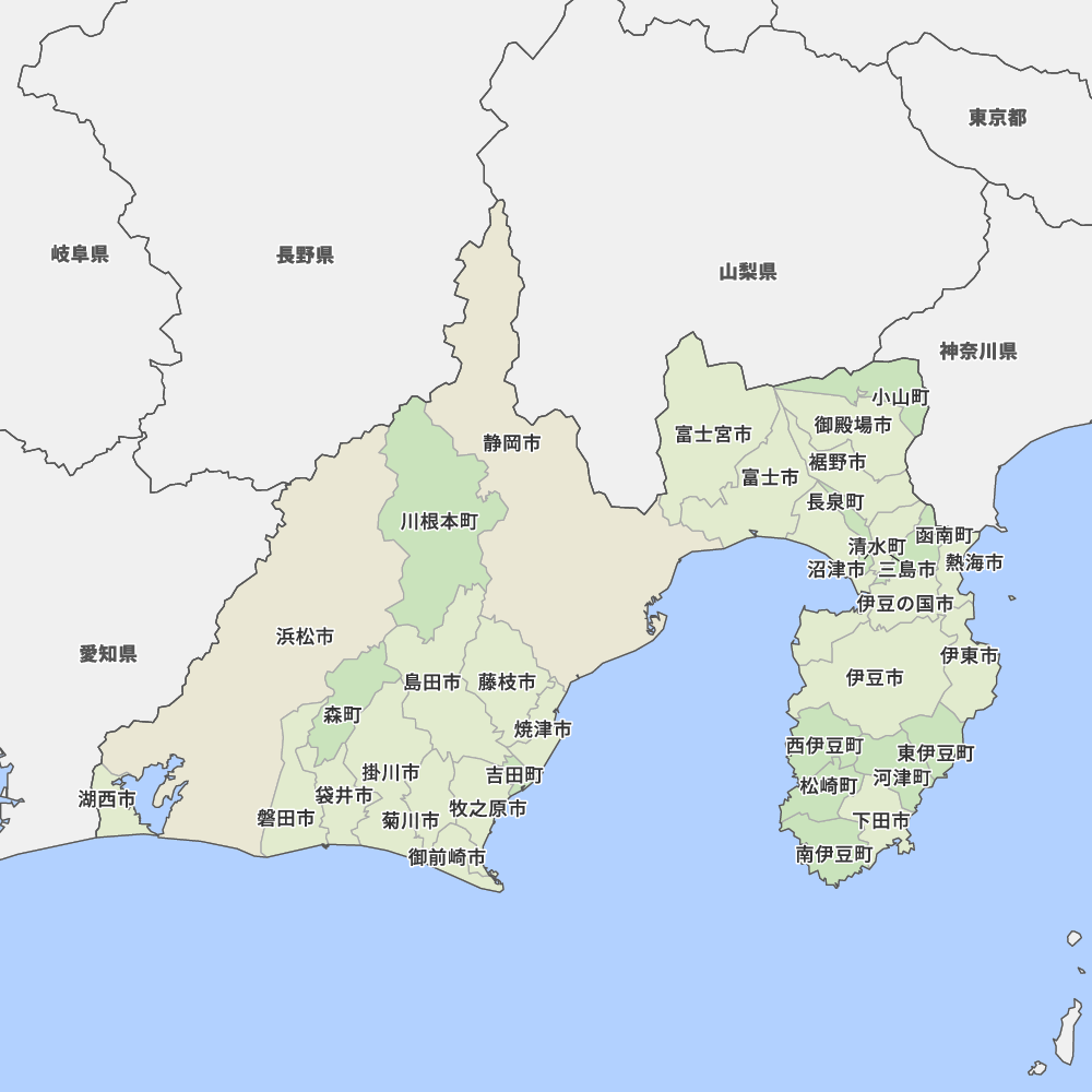 静岡県の地図 Map It マップ イット