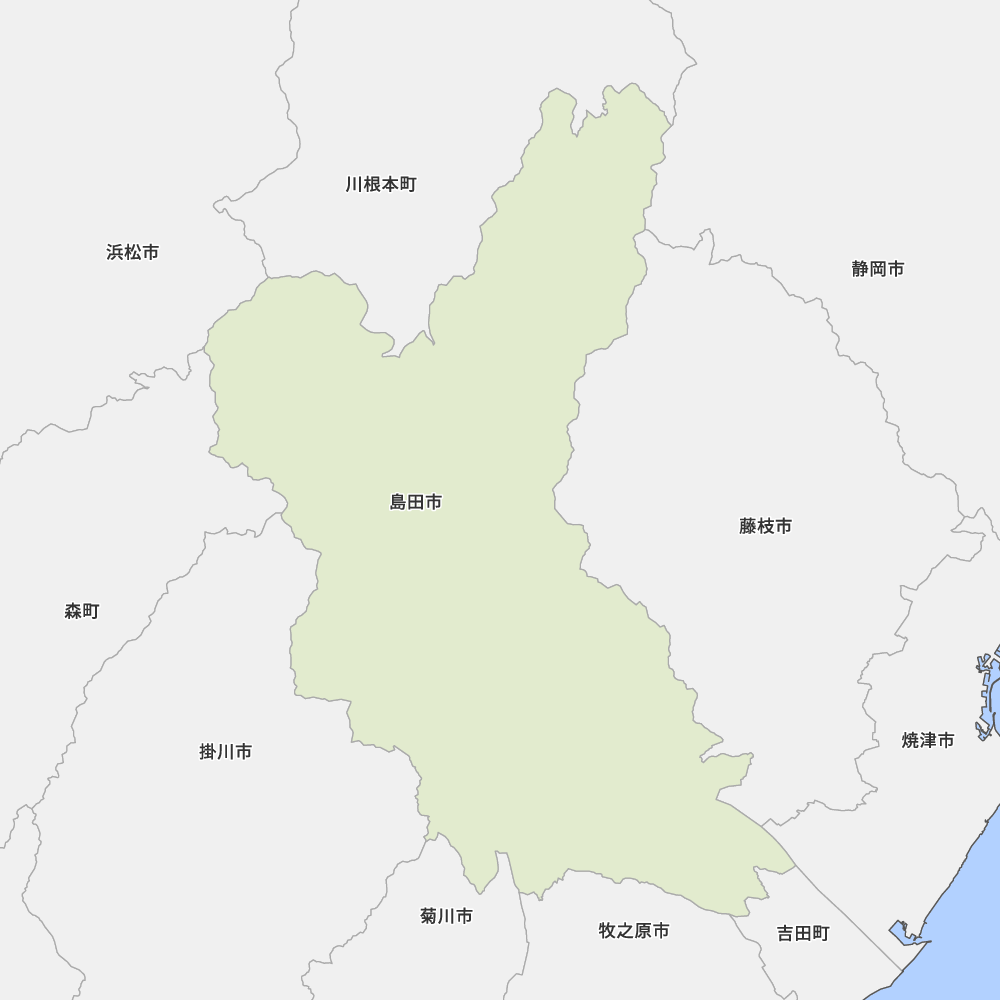静岡県島田市の地図 Map It マップ イット