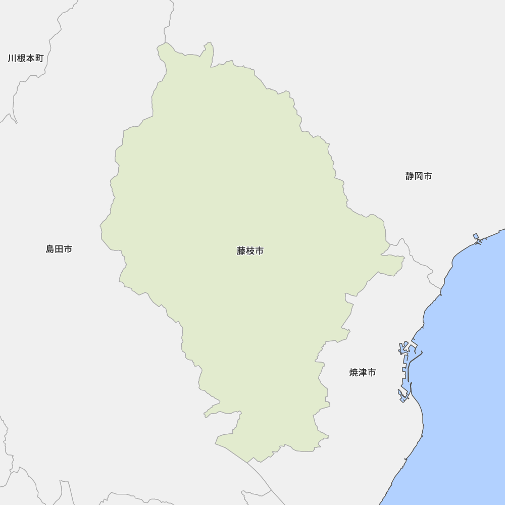 静岡県藤枝市の地図 | Map-It マップ・イット