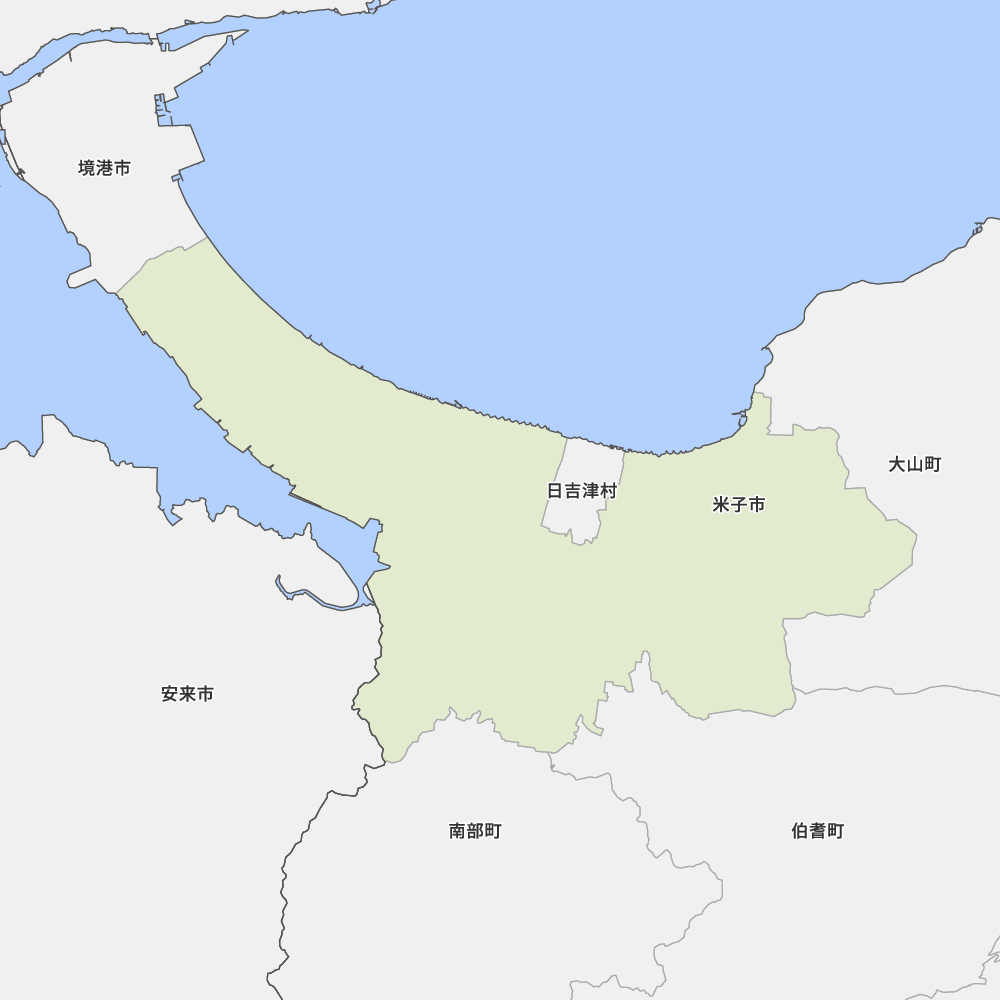 鳥取県米子市の地図 Map It マップ イット