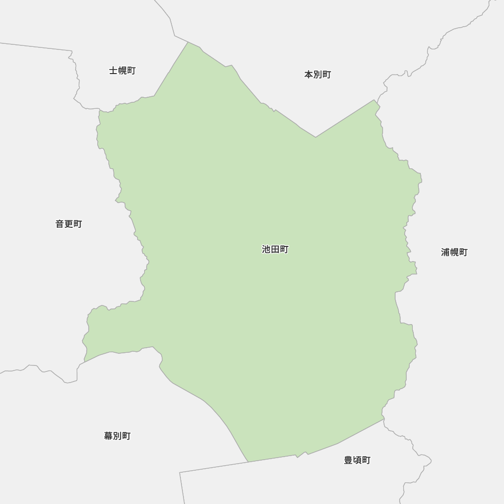 北海道十勝総合振興局中川郡池田町の地図 | Map-It マップ・イット