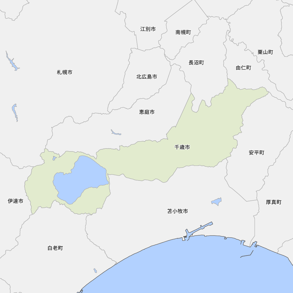 北海道石狩振興局千歳市の地図 | Map-It マップ・イット