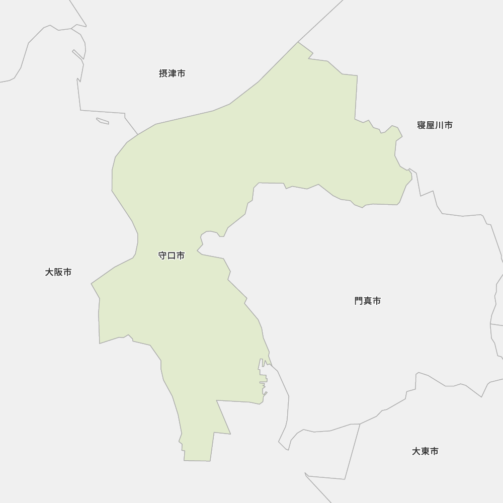 大阪府守口市の地図 | Map-It マップ・イット