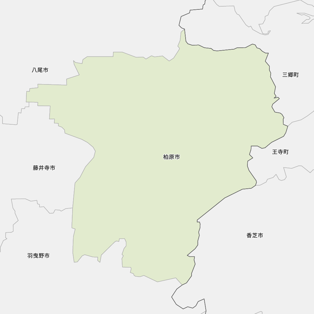 大阪府柏原市の地図 | Map-It マップ・イット