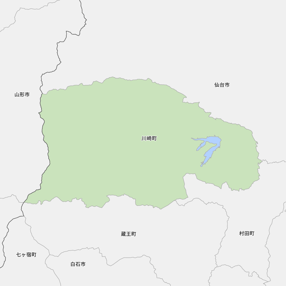 宮城県柴田郡川崎町の地図 | Map-It マップ・イット