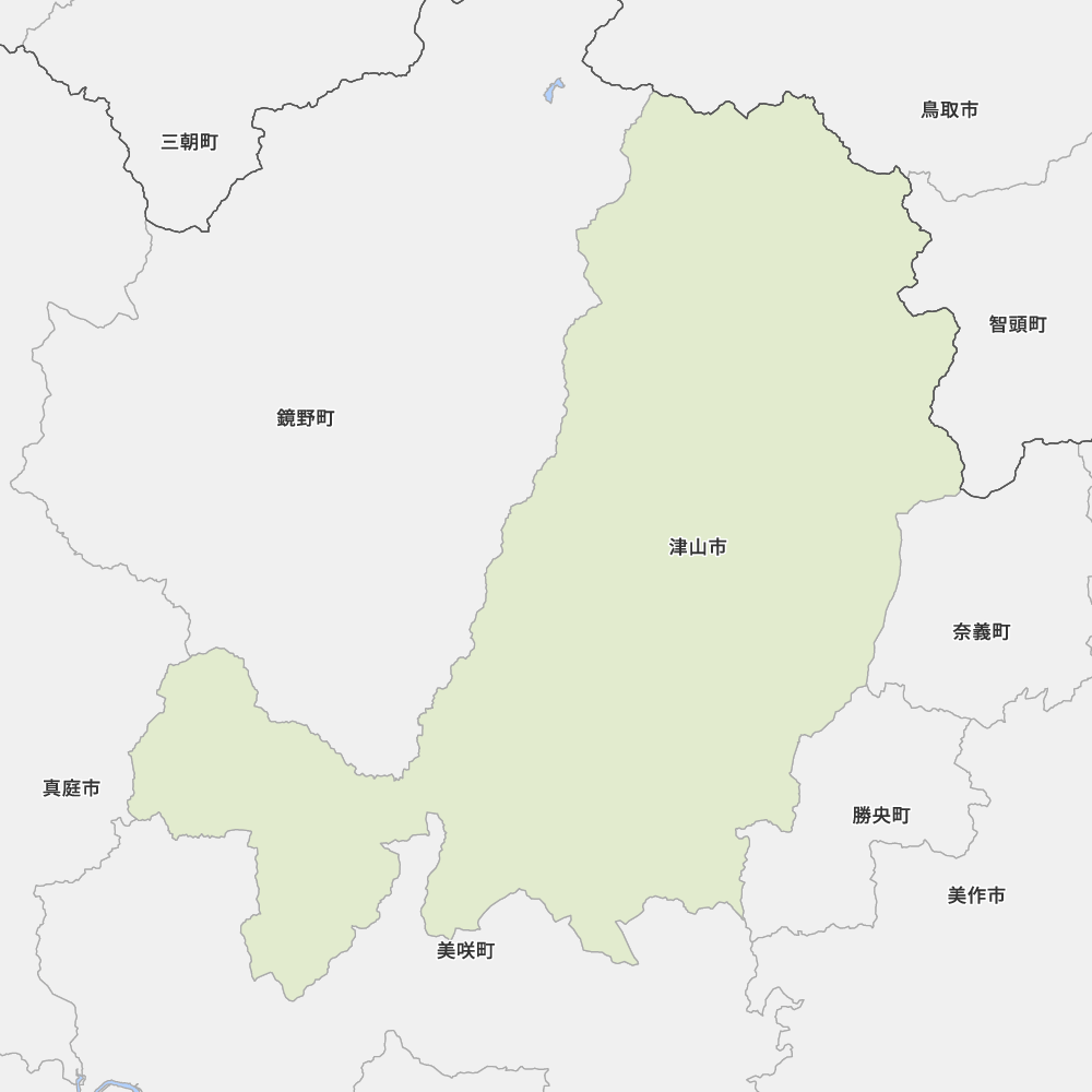 岡山県津山市の地図 | Map-It マップ・イット