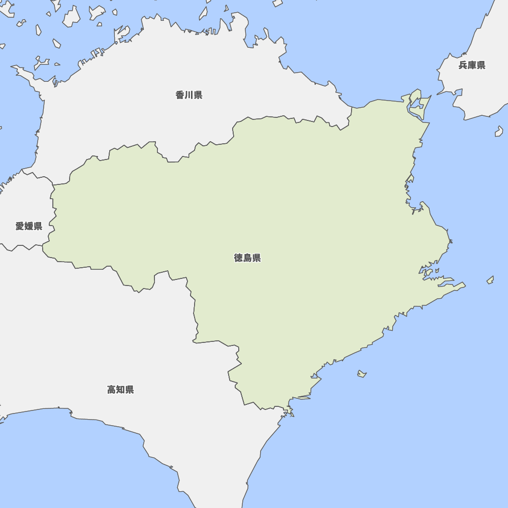 徳島県の地図 | Map-It マップ・イット