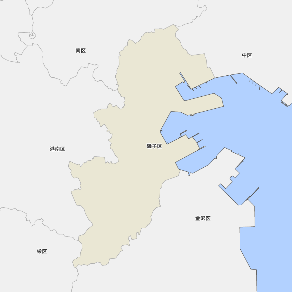 神奈川県横浜市磯子区の地図 | Map-It マップ・イット