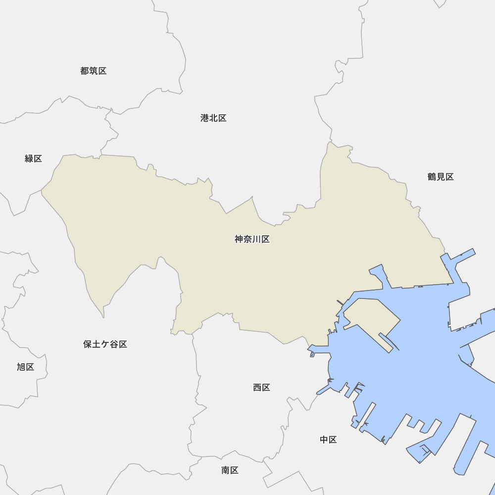 神奈川県横浜市神奈川区の地図 | Map-It マップ・イット