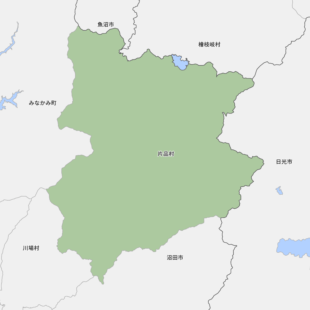 群馬県利根郡片品村の地図 | Map-It マップ・イット