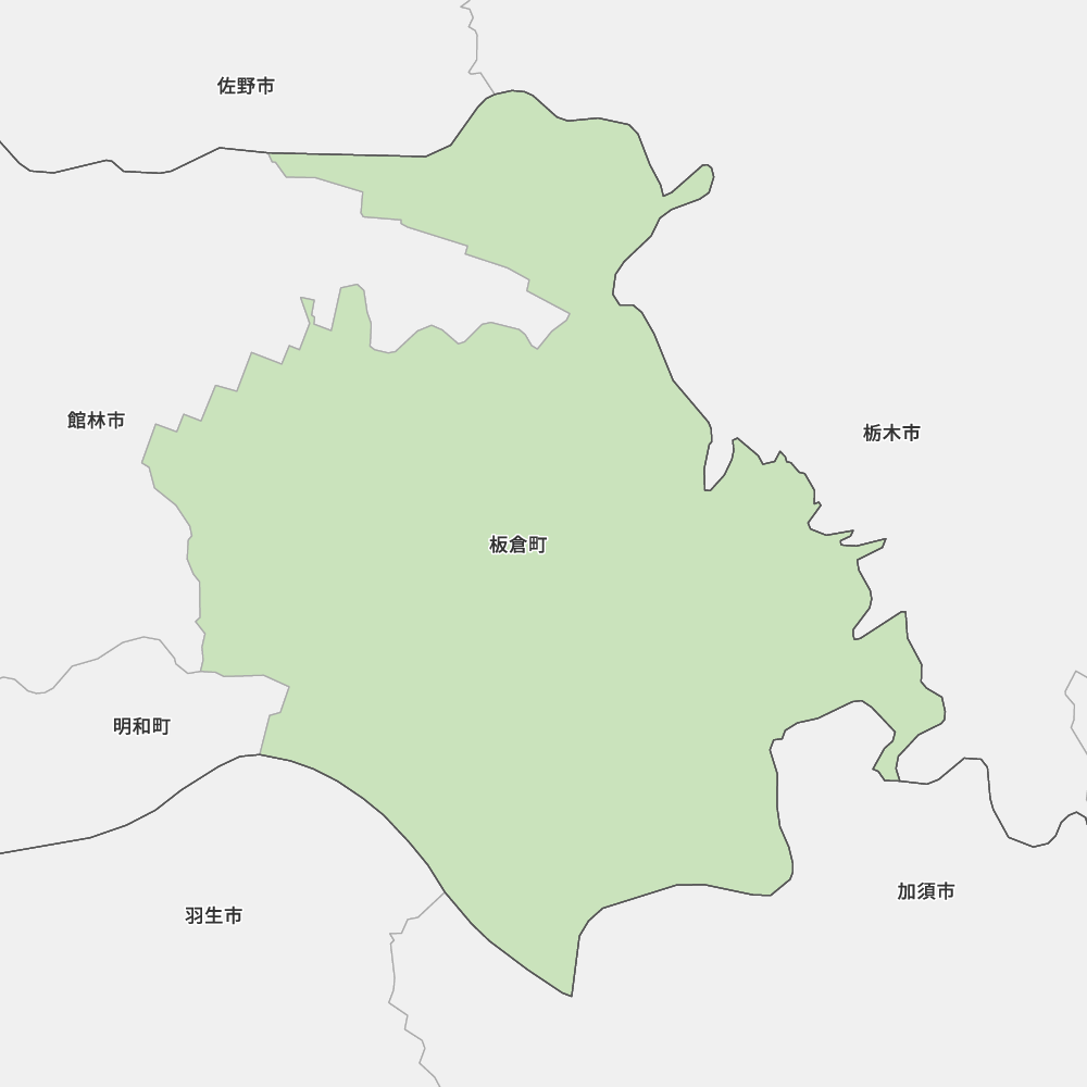 群馬県邑楽郡板倉町の地図 | Map-It マップ・イット