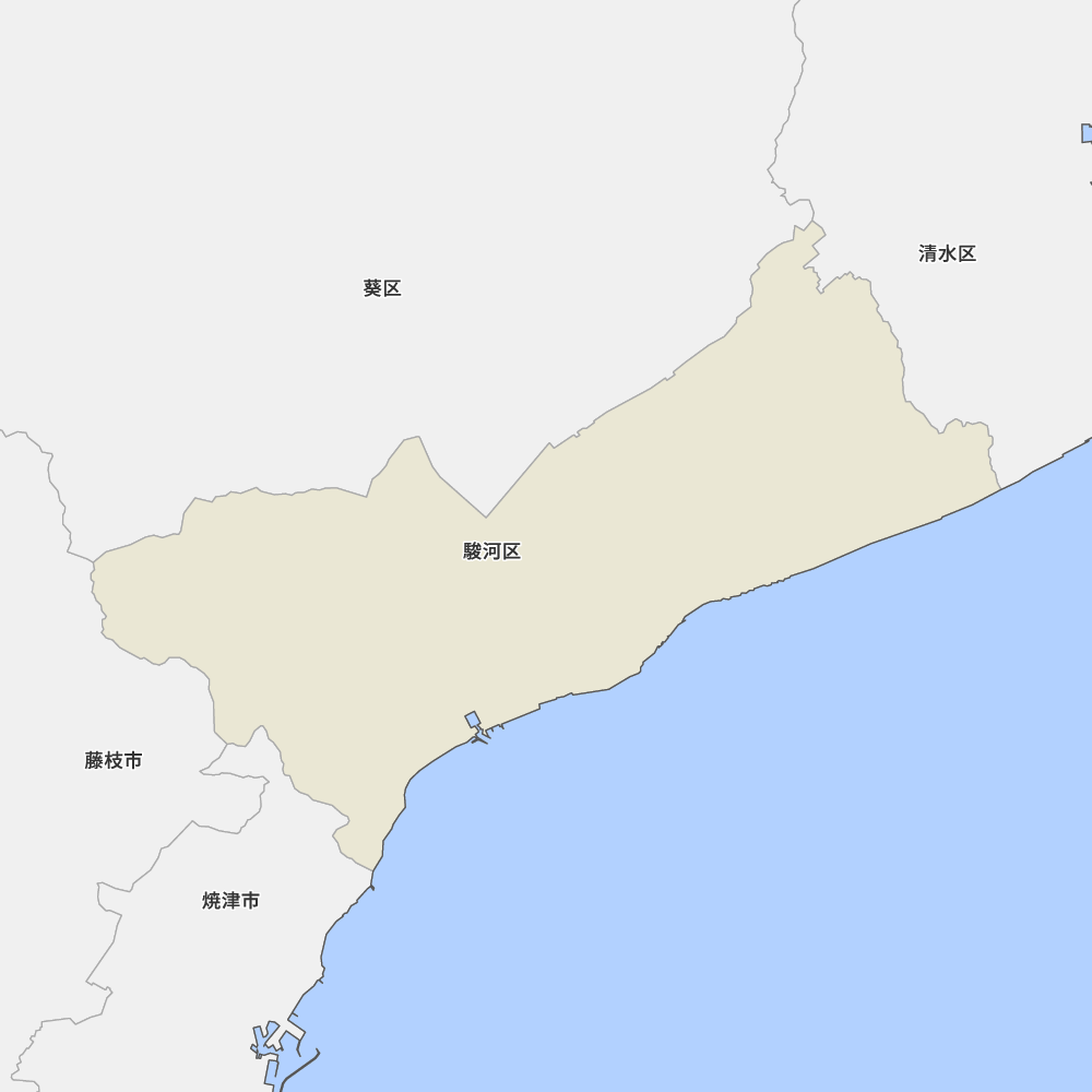 静岡県静岡市駿河区の地図 | Map-It マップ・イット