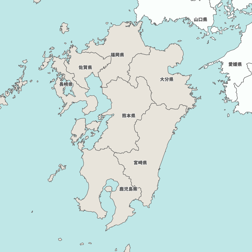 九州地方の地図 Map It マップ イット