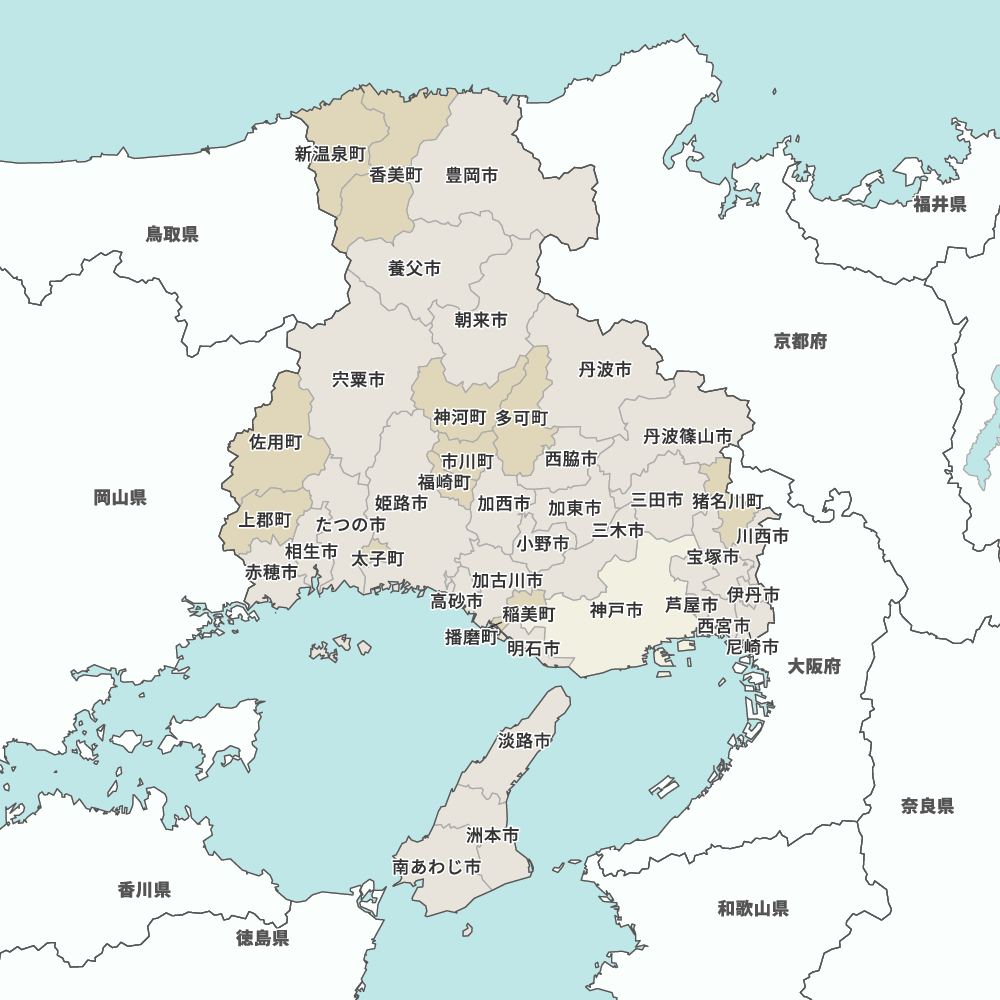 兵庫県阪神地区地図, 阪神間の地図 – RFFLMC
