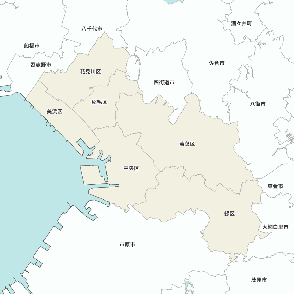 千葉県都市地図 千葉区分・県下全市町村図・主要都市中心図/昭文社