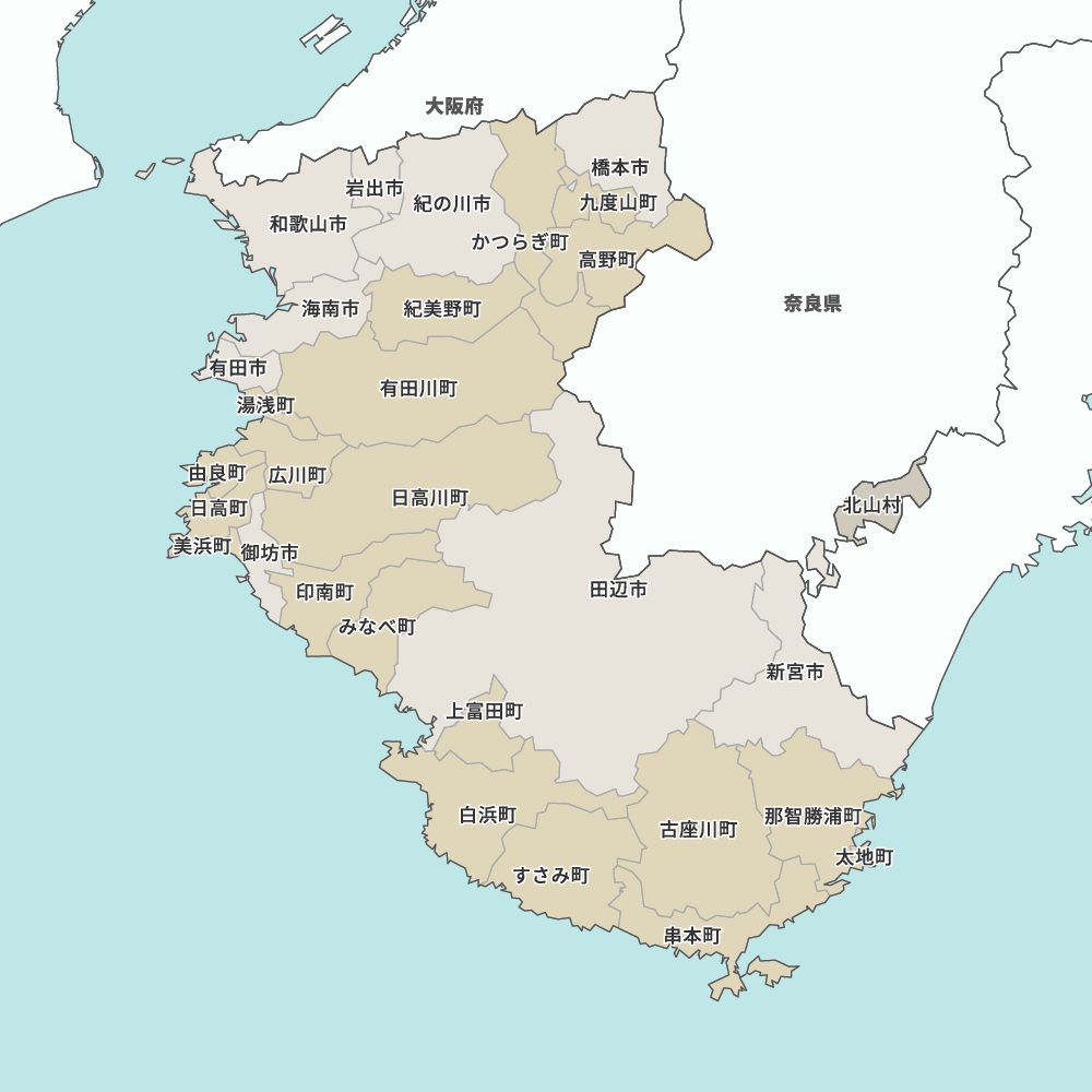 和歌山県の地図 Map It マップ イット