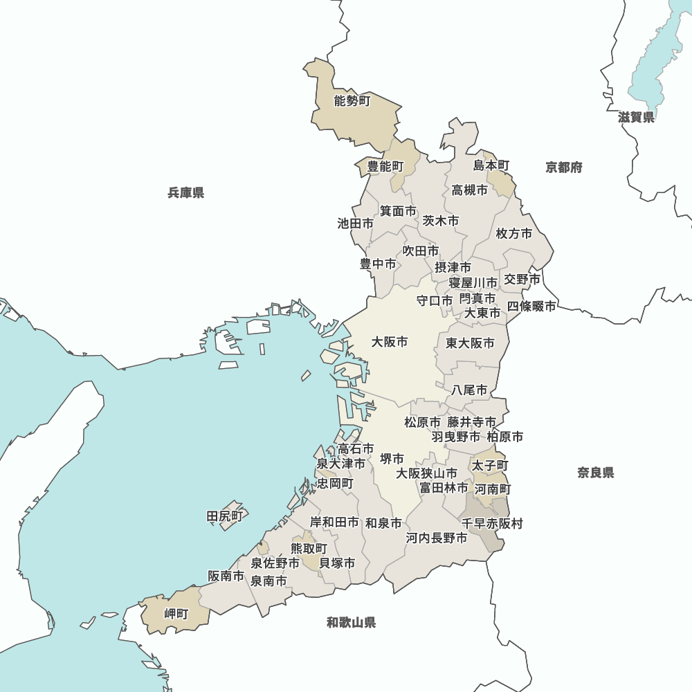 大阪府の地図 Map It マップ イット