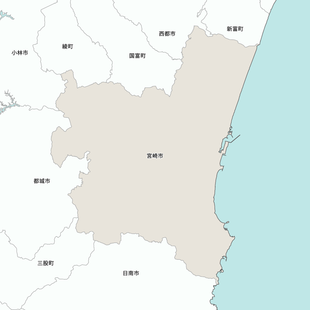 宮崎県宮崎市の地図 | Map-It マップ・イット