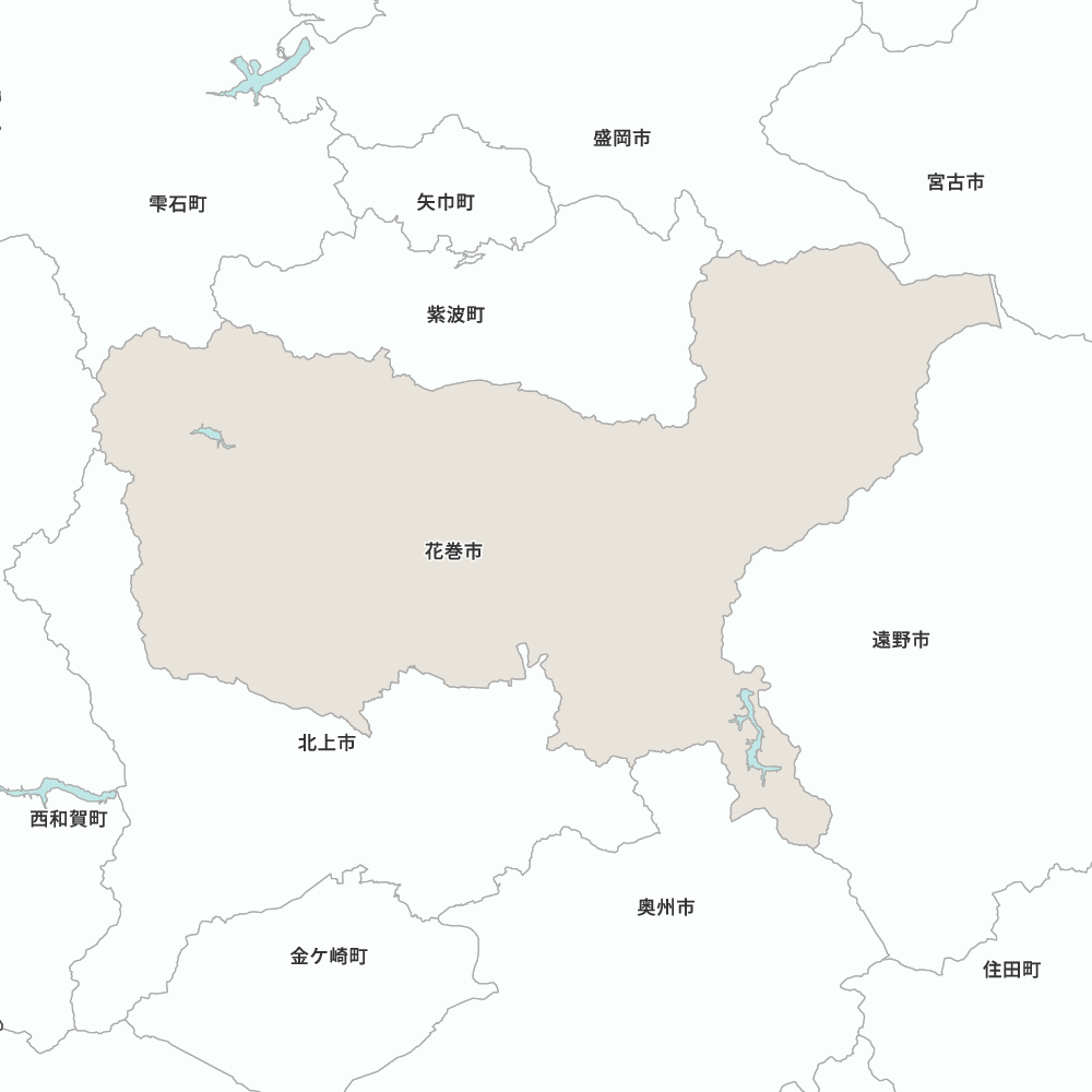 岩手県花巻市の地図 Map It マップ イット