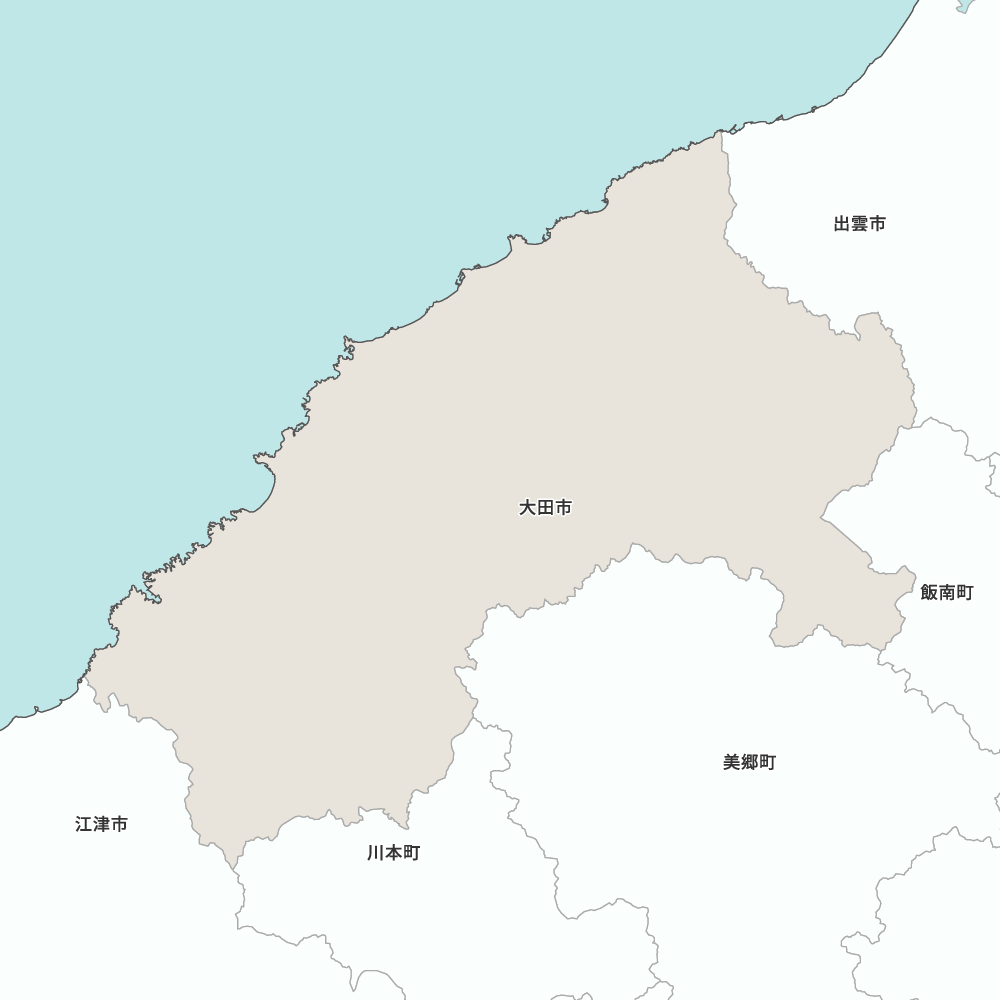 島根県大田市の地図 | Map-It マップ・イット