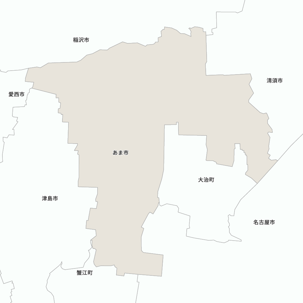 愛知県あま市の地図 | Map-It マップ・イット