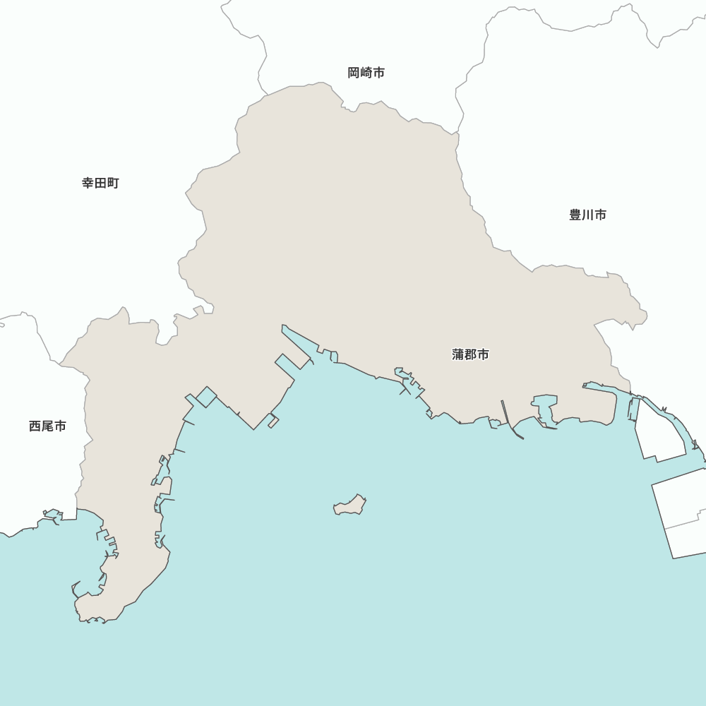 愛知県蒲郡市の地図 | Map-It マップ・イット