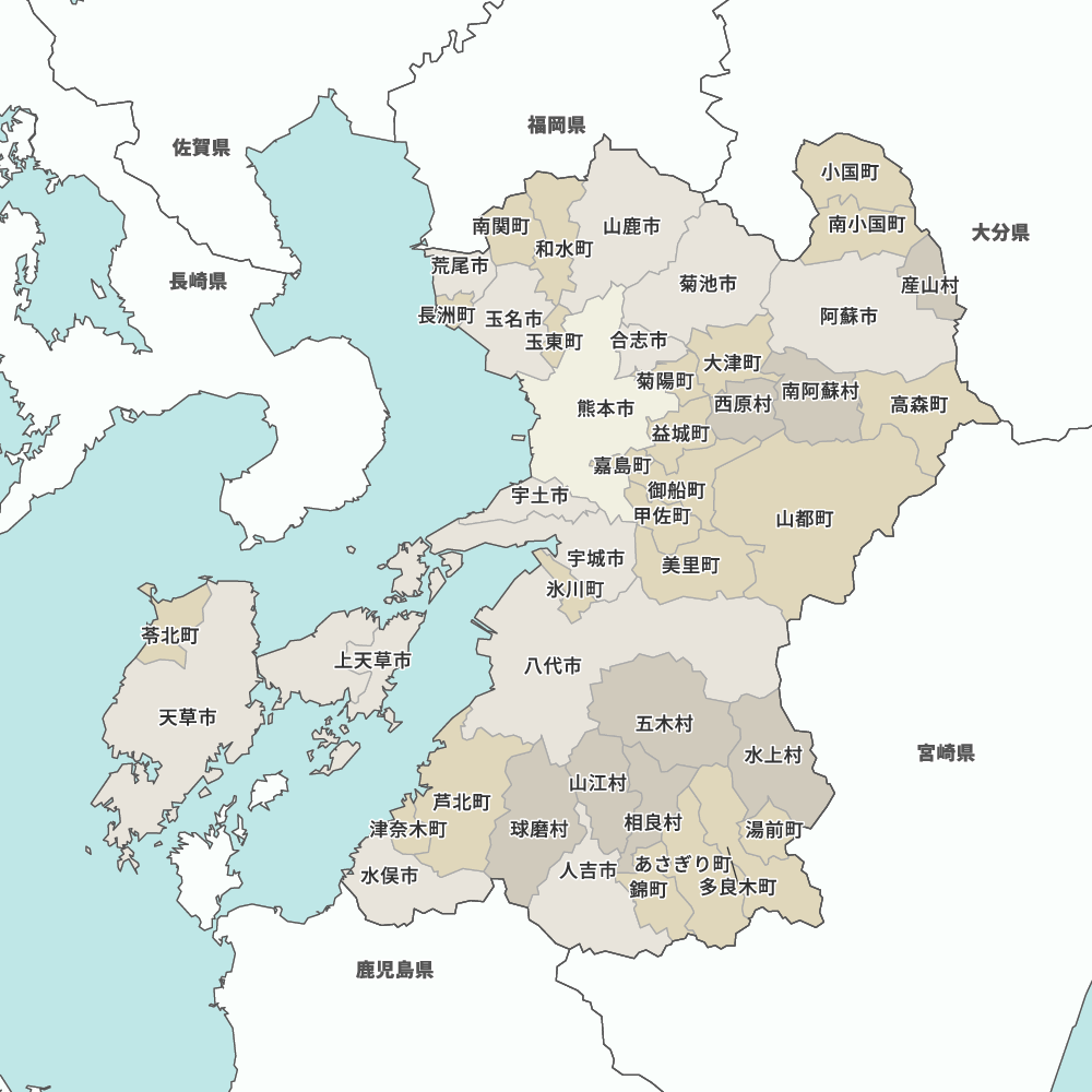 熊本県の地図 Map It マップ イット