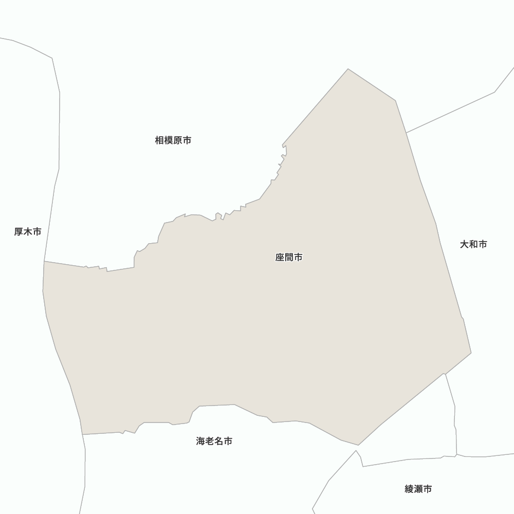 神奈川県座間市の地図 | Map-It マップ・イット