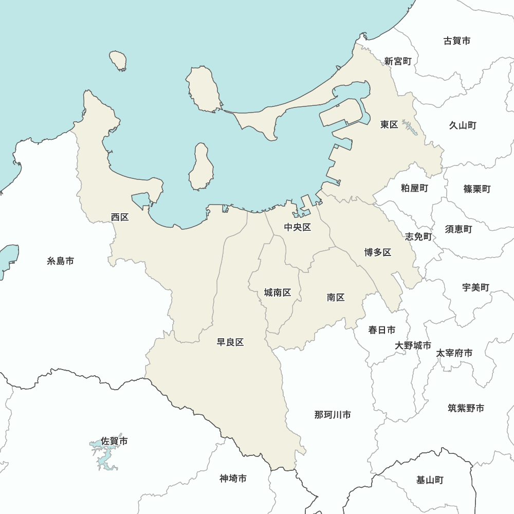 福岡県福岡市の地図 Map It マップ イット