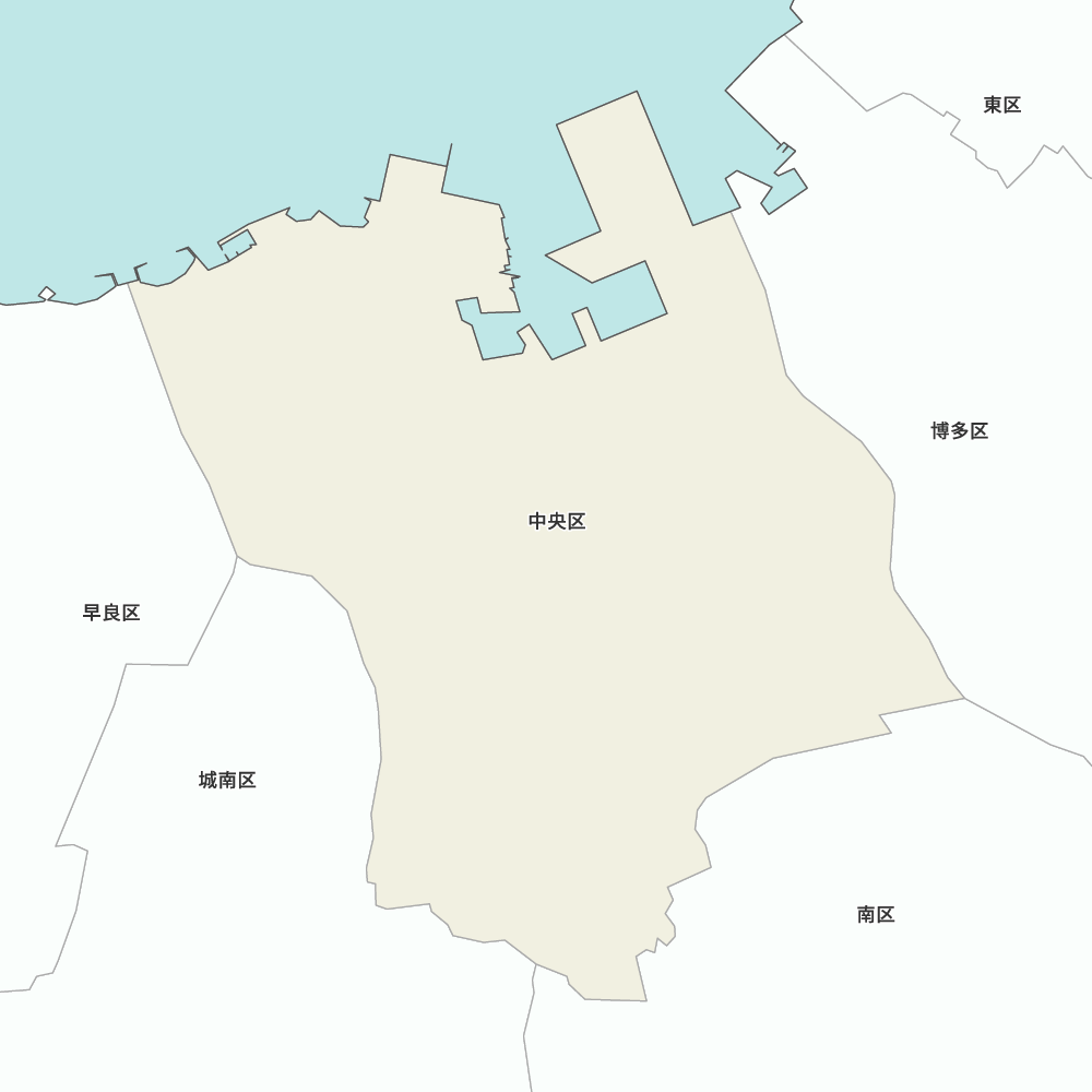 福岡県福岡市中央区の地図 Map It マップ イット