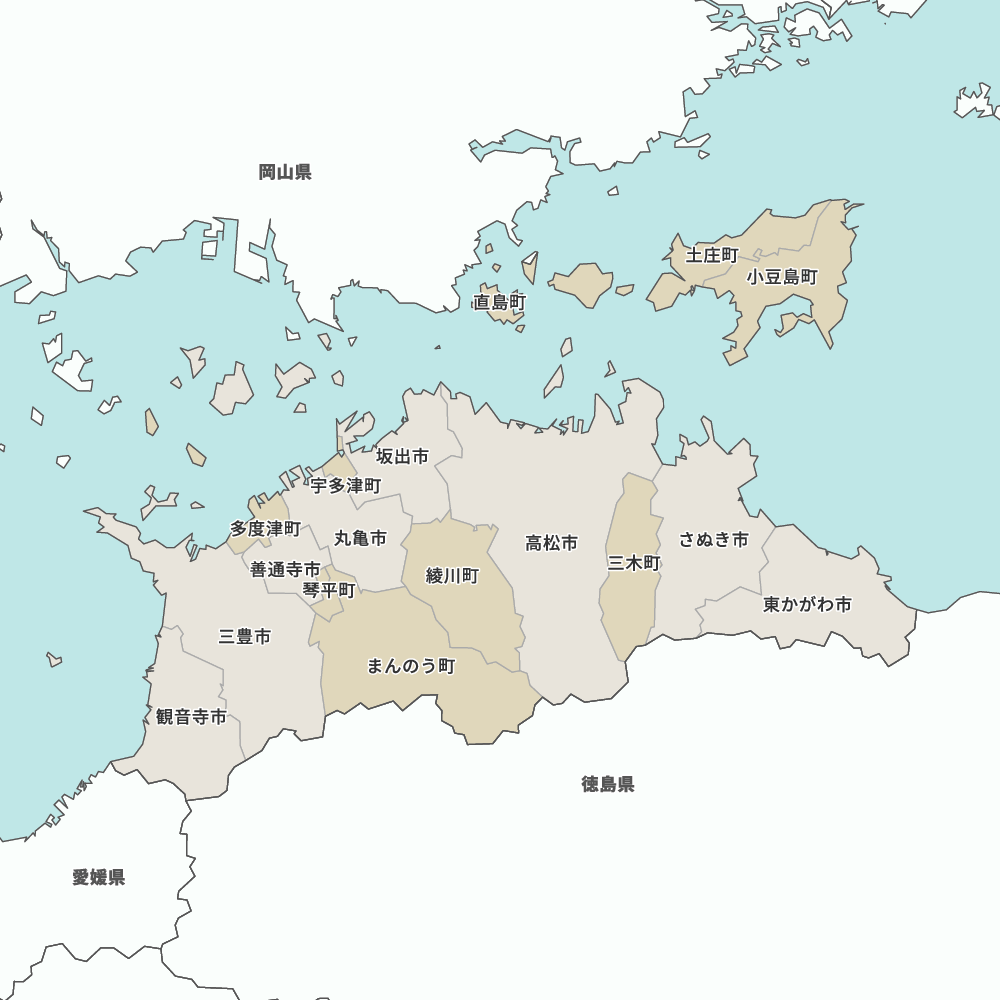 香川県の地図 Map It マップ イット