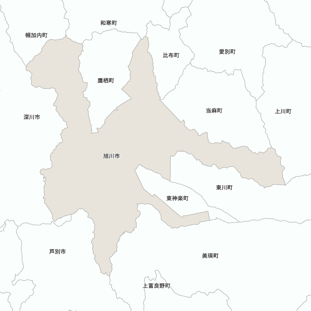 北海道上川総合振興局旭川市の地図 | Map-It マップ・イット