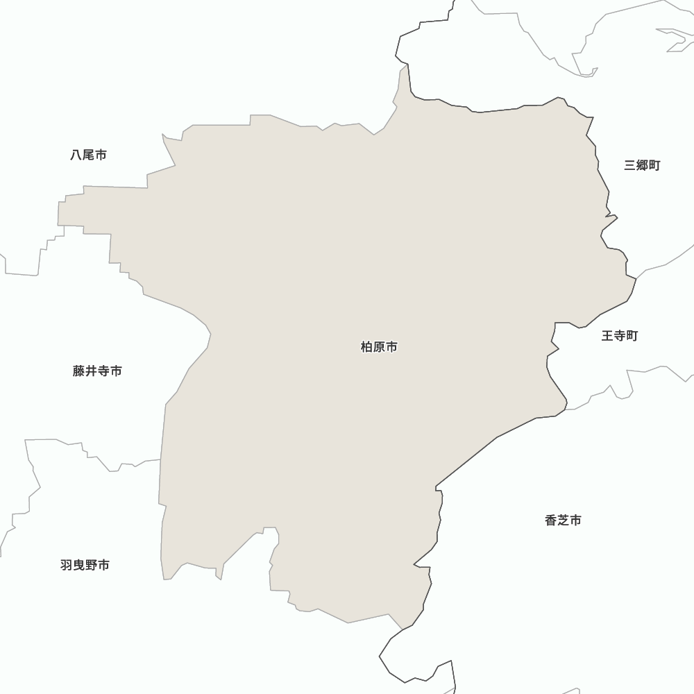 大阪府柏原市の地図 | Map-It マップ・イット