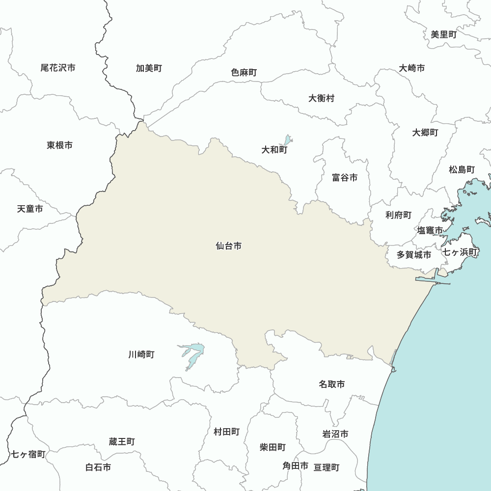 宮城県仙台市の地図 | Map-It マップ・イット