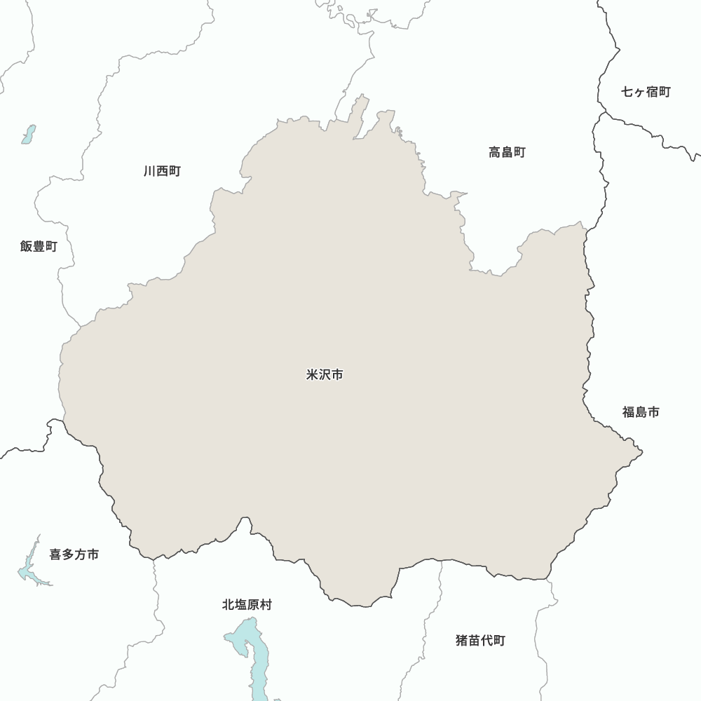 山形県米沢市の地図 | Map-It マップ・イット